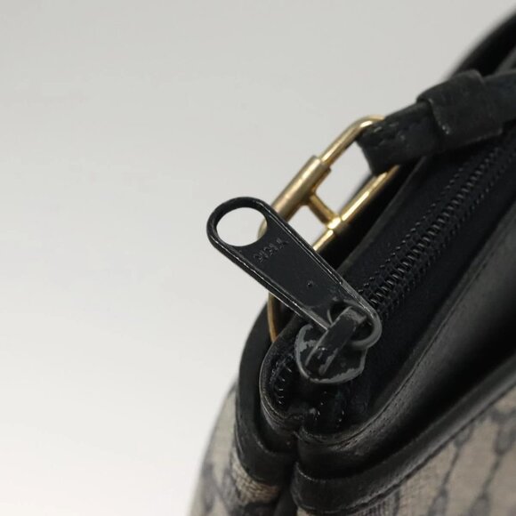 GUCCI GG Supreme Shoulder Bag PVC Navy Gold 39 02 026 Auth ep8170 - Picture 10 of 16
